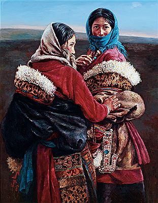 THE EVENING GLOW by Jiang Zhang - Auction record, sale price, and art valuation. Compare with similar artists and explore comparable artworks.