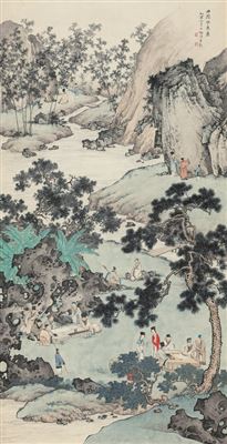 ELEGANT GATHERING IN WEST GARDEN