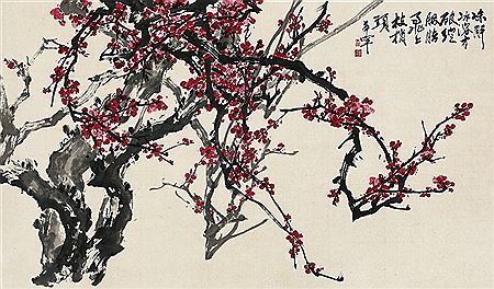 RED PLUM BLOSSOMS