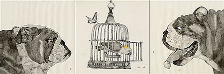 DOGS&BIRD by Jun Li - Auction record, sale price, and art valuation. Compare with similar artists and explore comparable artworks.