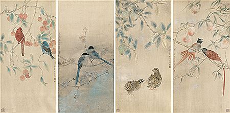 FLOWERS AND BIRDS