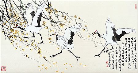 Sample artwork by Cao Wu (Born 1951), known for painting - View similar artists and auction records