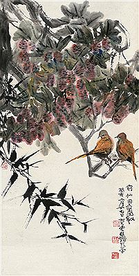 BIRDS AND FLOWERS