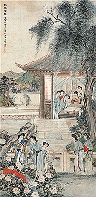CHARACTER AND LANDSCAPE by Manshu Ye - Auction record, sale price, and art valuation. Compare with similar artists and explore comparable artworks.