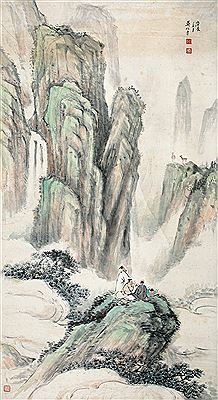 CHARACTER AND LANDSCAPE by Bonian Wu - Auction record, sale price, and art valuation. Compare with similar artists and explore comparable artworks.