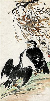 Sample artwork by Zhujiu Wang (1900 - 1966), known for painting - View similar artists and auction records