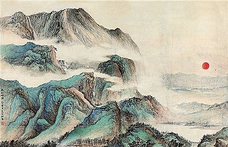 SUNRISE AT TAI MOUNTAIN
