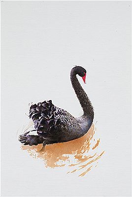 BLACK SWAN SERIES NO.3 by Qingfeng Xu - Auction record, sale price, and art valuation. Compare with similar artists and explore comparable artworks.