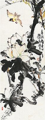 MAGNOLIA AND BIRDS