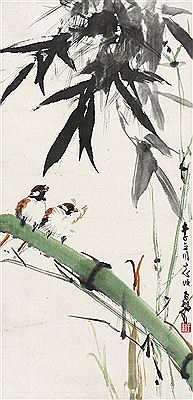 BAMBOO AND BIRDS