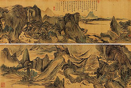 BLUE AND GREEN LANDSCAPE by Jingming Wang - Auction record, sale price, and art valuation. Compare with similar artists and explore comparable artworks.