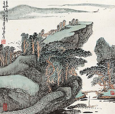 LANDSCAPE by Tianxiong Cai - Auction record, sale price, and art valuation. Compare with similar artists and explore comparable artworks.