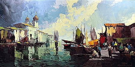 Sample artwork by Hein Hoppmann (1901 - 1982), known for painting - View similar artists and auction records