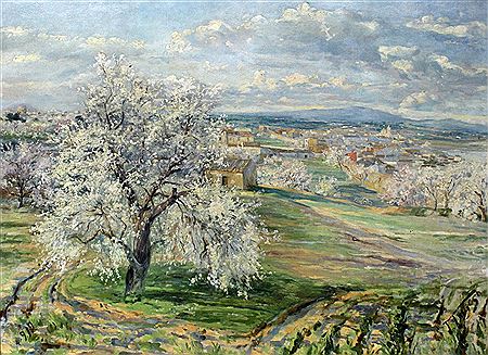 Sample artwork by Falcao Trigoso (1879 - 1956), known for landscape painting in vivid and luminous tones - View similar artists and auction records
