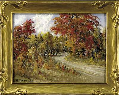 Country Road in Autumn