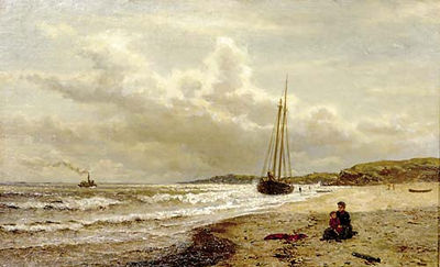 Stranded Schooner, Gloucester, MA