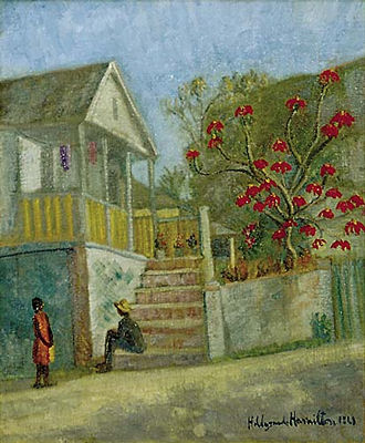 Hildegarde Hume Hamilton - artist photo for art wanted listing (Nassau, Bahamas)