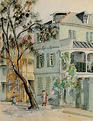 Church Street, Charleston by Edith DeMay Smith - Auction record, sale price, and art valuation. Compare with similar artists and explore comparable artworks.