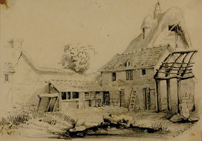 Two works: Houses and House with Thatched Roof by Adolph Schwartz - Auction record, sale price, and art valuation. Compare with similar artists and explore comparable artworks.