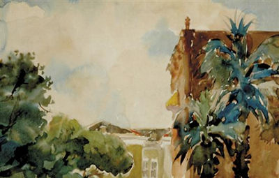 THEATER FROM MY PLACE by Christopher Patrick Hussey Murphy - Auction record, sale price, and art valuation. Compare with similar artists and explore comparable artworks.