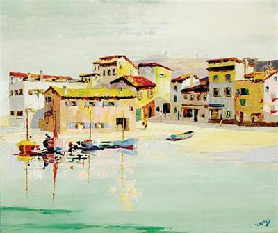 Sample artwork by George Muris (1914 - 1988), known for paintings - View similar artists and auction records
