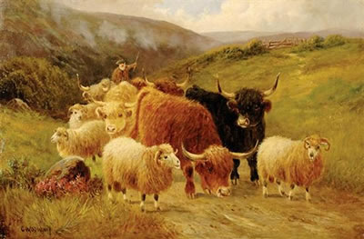 Sample artwork by Charles W Oswald (Born 1850), known for painting - View similar artists and auction records