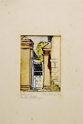 COLLECTION OF MINIATURES, CHARLESTON GATEWAYS (17)