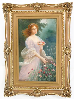 Young Beauty in Garden