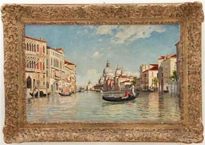 GRAND CANAL OVERLOOKING SANTA MARIA DELLA SALUTE