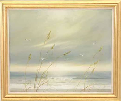 CAROLINA COAST WITH SHOREBIRDS