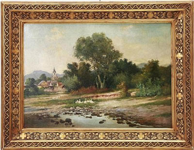 COUNTRY LANDSCAPE by Gyula Zorkoczy - Auction record, sale price, and art valuation. Compare with similar artists and explore comparable artworks.