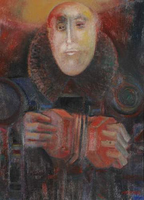 Le clown accordéoniste