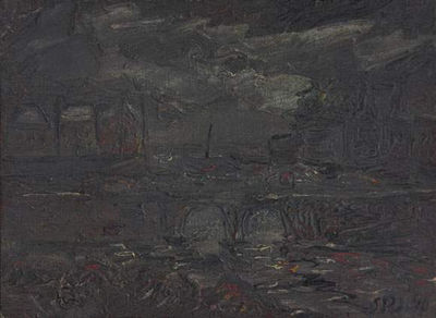 La Seine le soir
