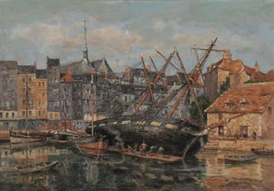Le port by Léon Leclerc - Auction record, sale price, and art valuation. Compare with similar artists and explore comparable artworks.
