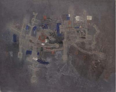 Composition abstraite, 1958. by Paul Ackermann - Auction record, sale price, and art valuation. Compare with similar artists and explore comparable artworks.