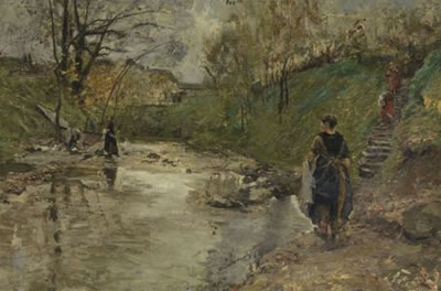 Sample artwork by Emilio Gola (1852 - 1923), known for painting - View similar artists and auction records