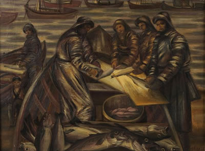 Sample artwork by Kliment Nikolaevich Redko (1897 - 1956), known for painting - View similar artists and auction records
