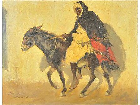 Marocain sur son âne