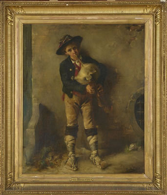 Pifferaro jouant de la zamponia