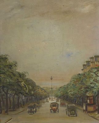 Paris, avenue animée