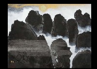 Rocks and Mountain by Hisanori Miyashita - Auction record, sale price, and art valuation. Compare with similar artists and explore comparable artworks.