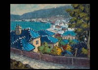 Nagasaki - Nagasaki Port from Grover Residence by Ikuma Arishima - Auction record, sale price, and art valuation. Compare with similar artists and explore comparable artworks.