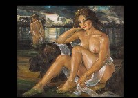 Tigris riverside by Hiroshi Mano - Auction record, sale price, and art valuation. Compare with similar artists and explore comparable artworks.