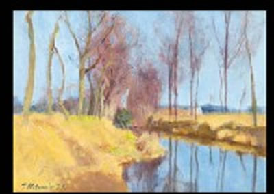 Spring in waterside