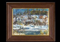 Snow and forest by Kinjiro Kida - Auction record, sale price, and art valuation. Compare with similar artists and explore comparable artworks.