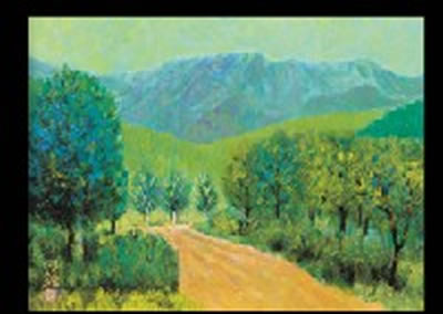 Green Highland by Akira Domoto - Auction record, sale price, and art valuation. Compare with similar artists and explore comparable artworks.