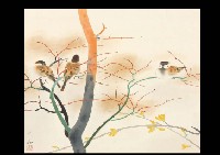 Spring day with birds