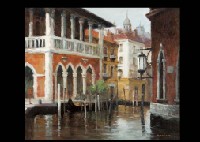 Landscape in Venezia AND Flower (2) by Akira Uchida - Auction record, sale price, and art valuation. Compare with similar artists and explore comparable artworks.