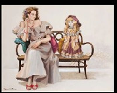 Sample artwork by Kunimichi Okutsu (20/21st century), known for paintings - View similar artists and auction records