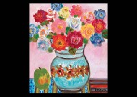 Rose in Pink Background; Rose; Sea in early summer (3) by Katsuaki Kakiuchi - Auction record, sale price, and art valuation. Compare with similar artists and explore comparable artworks.